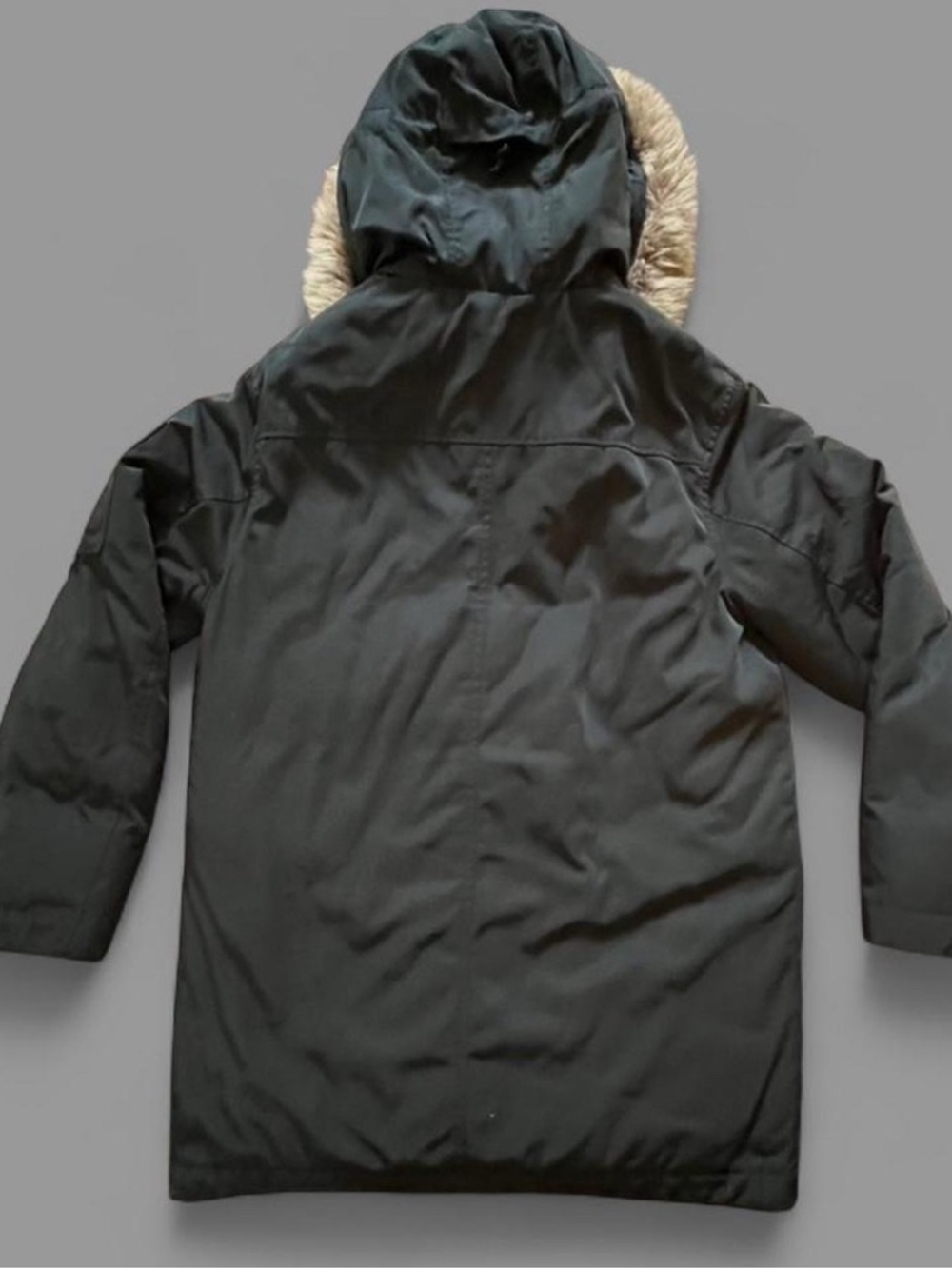 Goodfellow & Co Men’s Selby Arctic Black Parka with Faux Fur Hood Medium - Picture 3 of 6